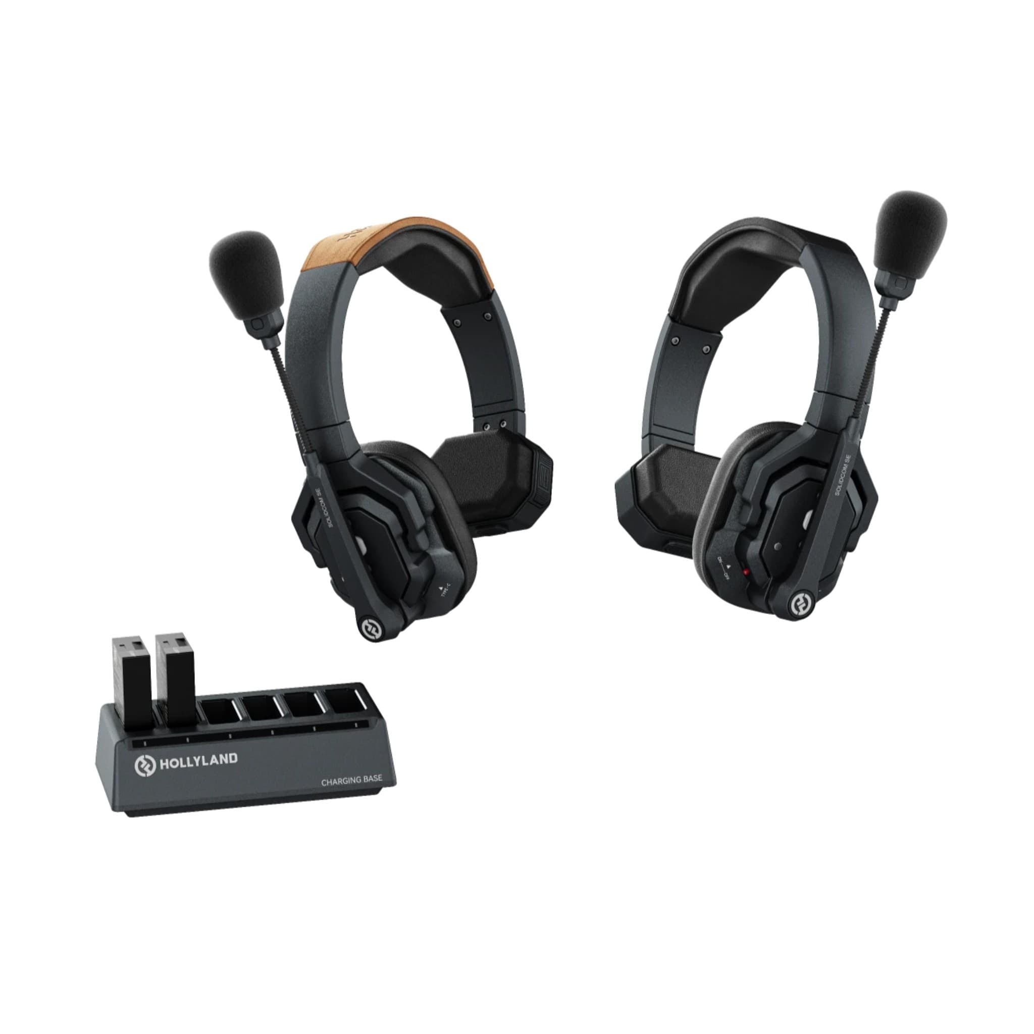Hollyland Solidcom SE Global 4S 4-Person Full-Duplex Single-Ear Noise-Canceling Headset Intercom System (2.4 GHz) 9
